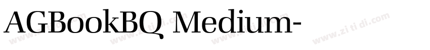 AGBookBQ Medium字体转换 AGBookBQ Medium字体转换